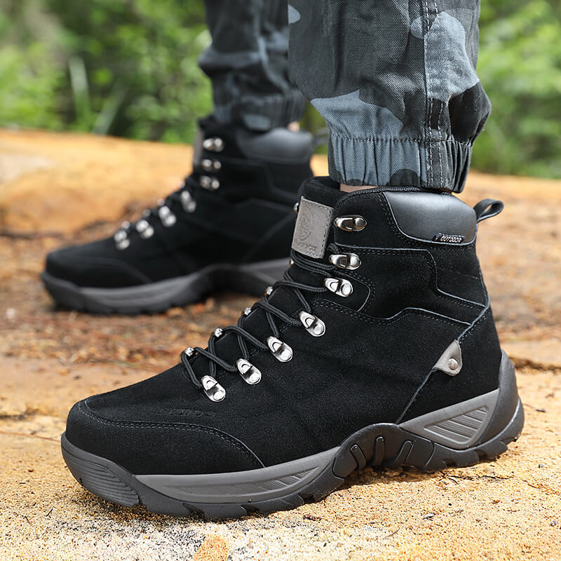 Men's Mid-Top Autumn Winter Mountaineering Plus Size Hiking Boots