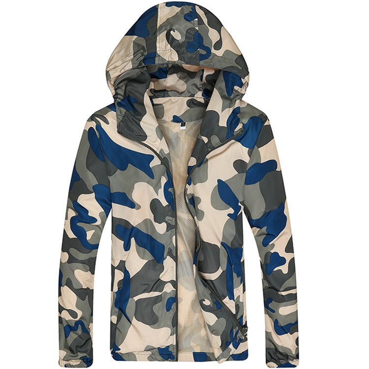 Revamp Your Wardrobe with Our Men's Slim Fit Camouflage Fashion Jacket