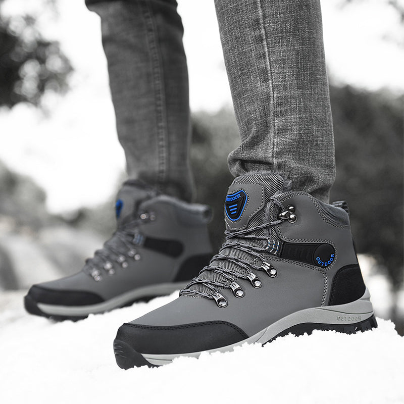 Men's Warm Plush Winter Snow Ankle Hiking Boots: Your Ultimate Winter Companion