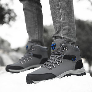 Men's Warm Plush Winter Snow Ankle Hiking Boots: Your Ultimate Winter Companion