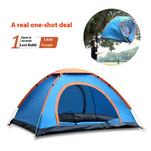 Experience the Great Outdoors with Our Automatic Double Door Multi-Person Camping Tent