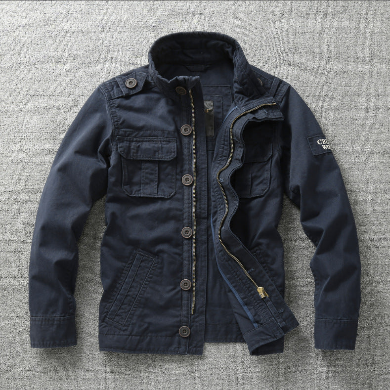 Elevate Your Outdoor Experience with Our Men's Autumn Camouflage Work Jacket