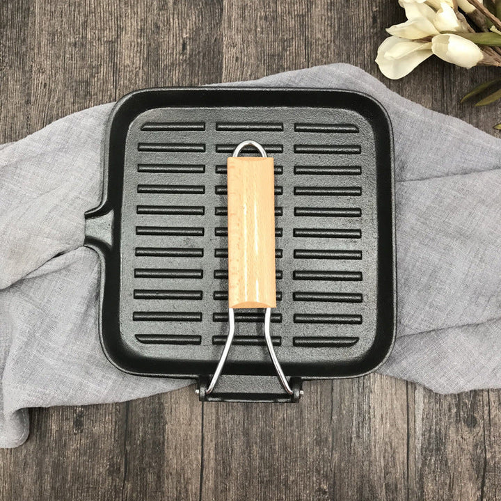 Discover the Ultimate Camping Companion: The Cast Iron Folding Camping Steak Skillet Pan