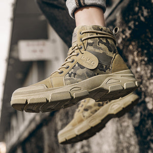 Explore the Great Outdoors with Our New Canvas High-Top Retro Outdoor Hiking Boot